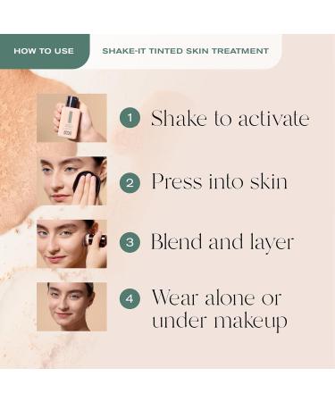 Erno Laszlo Shake-It Tinted Skin Treatment - Neutral Face Tint for Lighter Complexions | Oil Control & Natural Matte Finish | 3 Fl Oz - International Shipping Available - Buy Online on SooperMarket.com