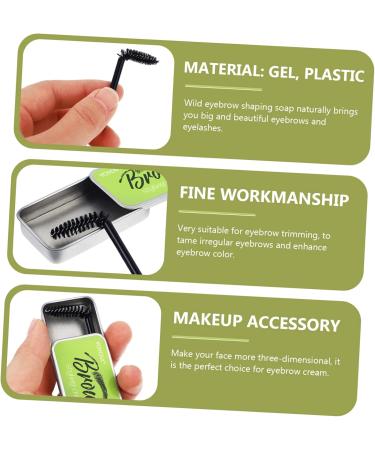 WOONEKY 3 Sets Natural Mascara Brow Cream Waterproof Brow Soap Brow Shaping Soap Woman Brow Soap Gel Texture - Buy Online on SooperMarket.com