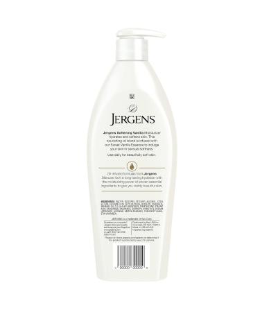 Jergens Softening Vanilla Oil-Infused Moisturizer 16.8oz | Soothing Full-Body Moisture with Sweet Vanilla Essence | International Shipping Available - Buy Online on SooperMarket.com