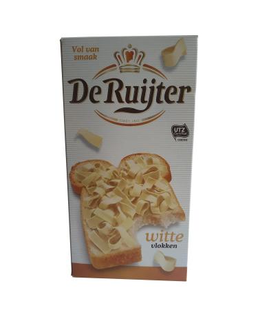 De Ruijter White Chocolate Flakes - 300g - Buy Online on SooperMarket.com
