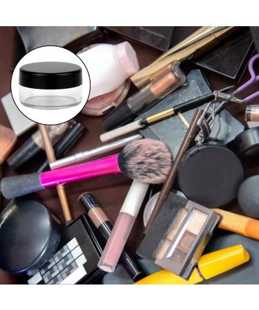 10 PCS Sample Pots for Cosmetics 10Gram/10ml Jars Cosmetic Containers Mini Jars With Lids Empty Small Makeup Jars Plastic BPA Free for Various Cosmetic Products Samples and Nail Powder(Black) - Buy Online on SooperMarket.com