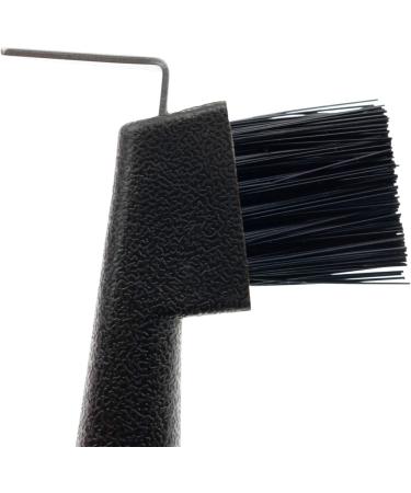 Animalon 2-in-1 Plastic Hoof Scraper with Stainless Steel Brush | Outdoor Horse Hoof Care Tool in Brown | Essential Hoof Clearer and Picker for Horses - Buy Online on SooperMarket.com