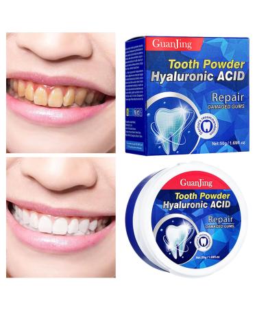 Tooth Powder - Multi-Functional Deeply Cleaning Teeth Powder Tooth Care Products for Sugar Stains Food Stains Coffee Stains Fruit Juice Stains Tea Stains Hmltd