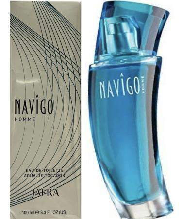 Jafra Navigo Homme Eau d' Toilette 3.3 fl. oz. by Jafra Fresh 3.3 Fl Oz (Pack of 1)