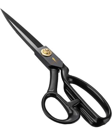 8 Inch Professional Tailor Scissors - Heavy Duty Sewing Shears for Fabric and Leather Cutting - Industrial Grade Sharp Scissors for Home, Office, Artists, and Dressmakers - Black - Buy Online on SooperMarket.com