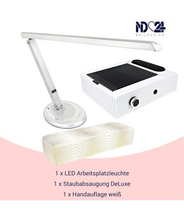 ND24 NAILDESIGN Geln gel Starter Set - Complete Gel Nail Kit with LED Lamp French Gel & Accessories | Made in Germany for Beginners & Professionals - Buy Online on SooperMarket.com