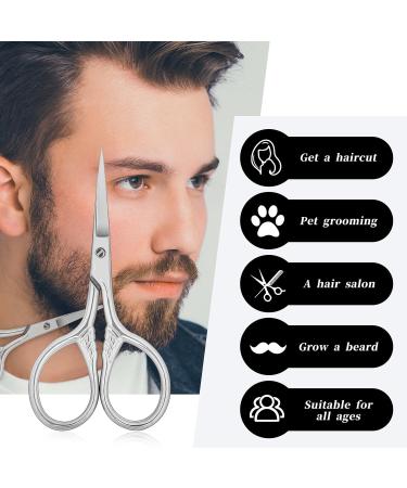 Buy 2 Pieces 9cm Stainless Steel Bartscher Scissors - Professional Eyebrow Nose & Facial Hair Removal | International Shipping Available - Buy Online on SooperMarket.com