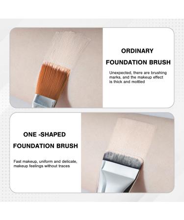 BEILI Foundation Brush Flat Makeup Brush for Foundation Ultra Fine Brush Blush Concealer Brush Ultra Fine Makeup Brush Liquid Powder Brush Applicator - Buy Online on SooperMarket.com