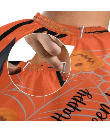 Kigai Happy Halloween Barber Cape - Professional Waterproof Hair Cutting Cape for Men & Women with Adjustable Snap Closure - Salon Hairdressing Essential - Buy Online on SooperMarket.com