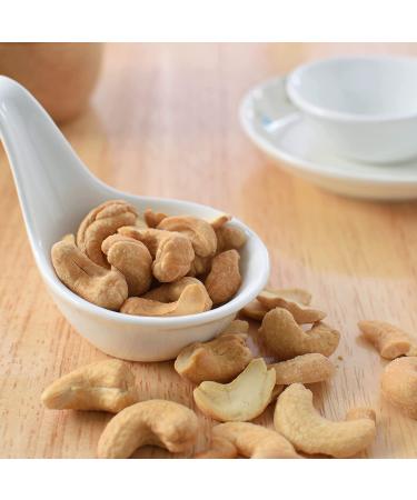 Jaybee's Nuts Roasted Salted Cashews 32 oz Reusable Container - Whole Similar to Organic, Everyday Healthy Snack for Keto Diet, Vegan, Great for Cooking, Baking, Salads - Kosher Certified - Buy Online on SooperMarket.com