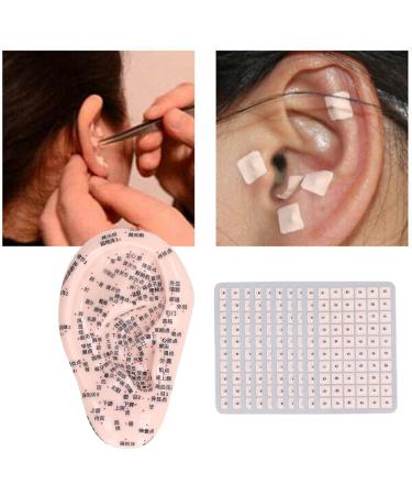 600-Piece Aurious Earring Sond Set | 17cm Earpoint Probe & Silicone Ear Acupuncture Model for Body Care - Buy Online on SooperMarket.com