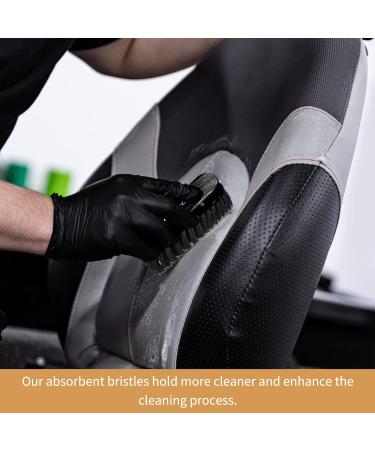 Furniture Clinic Cleaning Brush for Leather Fabric & Canvas | Gentle Bristles for Safe Cleaning of Furniture Jackets & Shoes | Easy-to-Use Soft Brush - Buy Online on SooperMarket.com