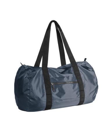 pack all Ultralight Travel Duffel Bag, Water Resistant Sports Gym Bag, 32L Lightweight Foldable Weekender Bag for Fitness, Hiking and Camping (Navy Blue)