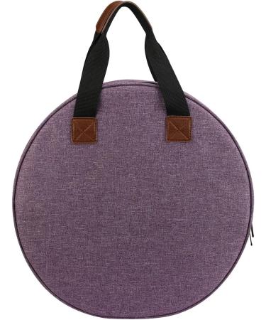 MIOKY Embroidery Bag for Cross Stitch Projects - Purple Travel Tote Organizer for Hoops, Floss, and Tools - Buy Online on SooperMarket.com