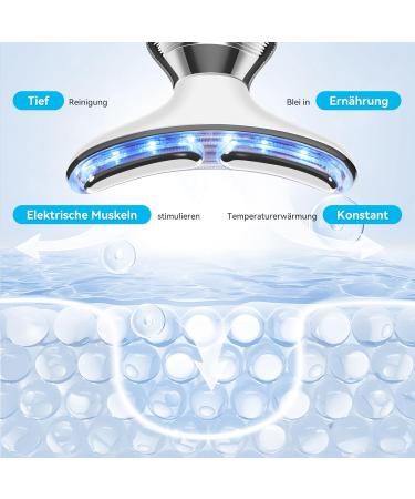 Carer Spark 4-in-1 Facial Massage Device - Anti-Aging RF EMS & LED Technology for Wrinkle Reduction & Skin Tightening - Buy Online on SooperMarket.com