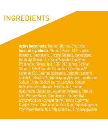 CeraVe 100% Mineral Sunscreen SPF 30 | Body Sunscreen for Sensitive Skin | 5 oz - With Zinc Oxide, Titanium Dioxide, Hyaluronic Acid, and Ceramides - Buy Online on SooperMarket.com