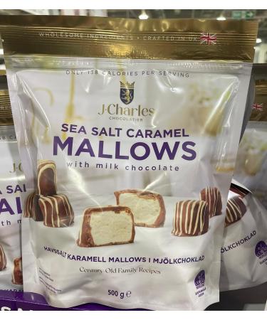 j.charles sea salt caramels mallows with white chocolate 500g