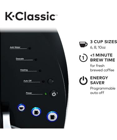Keurig K-Classic Coffee Maker - Single Serve Pod Brewer, Programmable, Black - Buy Online on SooperMarket.com