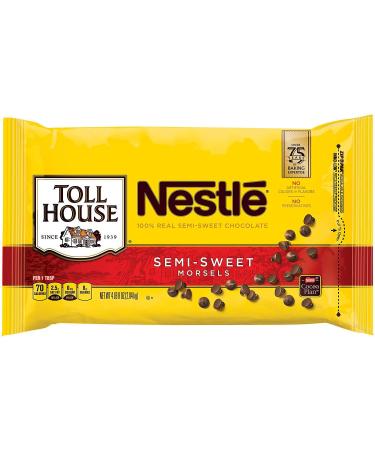 Nestle Chocolate Semi-Sweet Morsels - 72 oz. bag (Pack of 3) 72 Ounce (Pack of 3)
