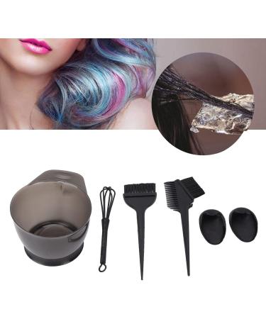 Hair Dyeing Kit Hair Dye Brush Ergonomic Wear Resistant Ear Cover Stable Sturdy Firm ABS Mixing Tool for Hair Salon for Individual Use for Hairdresser(black) - Buy Online on SooperMarket.com
