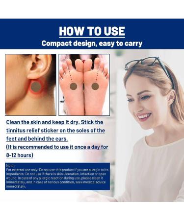 Tinnitus Relief Patches - Natural Herbal Formula for Ringing Ears | Improve Hearing & Boost Circulation - Buy Online on SooperMarket.com