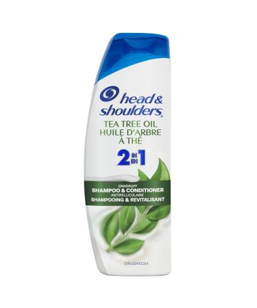 Head & Shoulders Tea Tree Oil 2-in-1 Anti-Dandruff Shampoo + Conditioner 370 mL 370 g (Pack of 1)