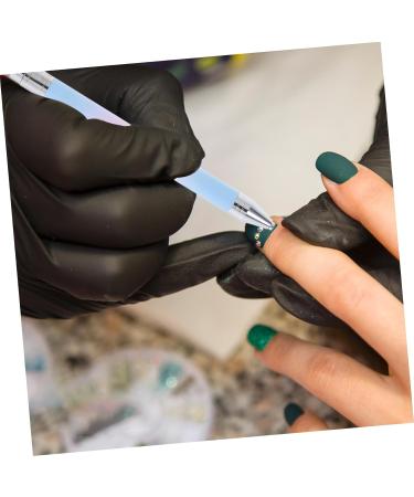 Gogogmee 1 Set Nail Art Drill Pen Nail Art Paint Pen Wax Pen for Rhinestones Manicure Painting Pens Diamond Art Wax Pen DIY Nail Art Pen Nail Polish Pens Tools Nail Point Pen Abs 14.50X1.00X1.00CM Multi - Buy Online on SooperMarket.com