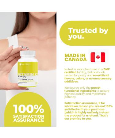 MAXIMUM POTENCY 1000mg Vitamin C Capsules Vital Immune Support Powerful Antioxidant Healthy Skin Bones and Teeth Helps Metabolize Nutrients Slow Release Vegan Gluten Free. 360 Easy to Swallow Capsules. 3 Packs 360 count (Pack of 1) - Buy Online on SooperMarket.com