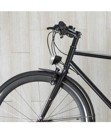 NEAN LED Dynamo Bicycle Light 30 Lux | Automatic & Parking Light | StVZO Approved Front Lamp - Black - Buy Online on SooperMarket.com