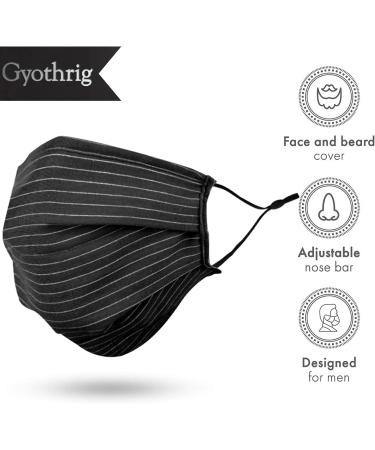 Gyothrig Reusable Fashion Face Beard Covering for Bearded Men Blue Star X-Large (Pack of 4) - Buy Online on SooperMarket.com