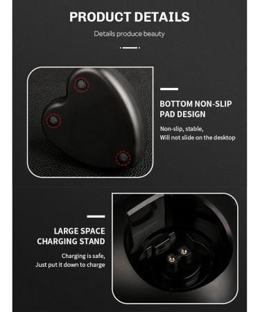 Lukasz Hair Clippers Charging Stand Electric Barber Dock Professional Barberless Charger for 8700 787 B - Buy Online on SooperMarket.com
