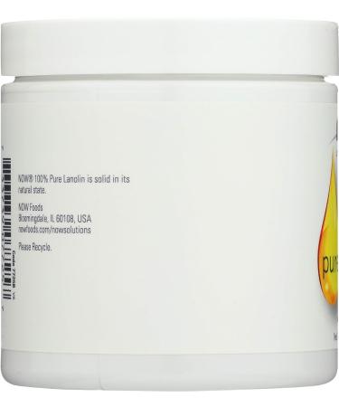 Now Foods Pure Lanolin - 7 oz | Natural Moisturizer for Skin and Hair - Buy Online on SooperMarket.com