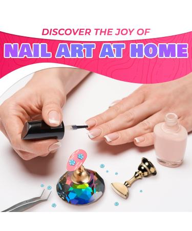 Nail Art Practice Stands - Magnetic Nail Tips Holders & Alloy Display Stands for DIY Manicure - International Shipping Available - Buy Online on SooperMarket.com