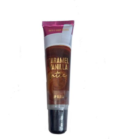 Bath and Body Works Shimmer Lip Gloss Vanilla Caramel Latte .47 Ounce