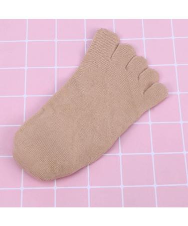 NO-Show Gel Socks for Dry Feet | Moisturizing Spa Socks & 5-Finger Invisible Design - Buy Online on SooperMarket.com