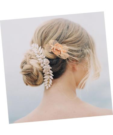 PLAFOPE Bridal Headwear Hair Comb Clips Women Hair Pin Comb for Bridesmaid Hair Side Comb Flower Hair Comb Hair Comb for Bride Comb Clips for Hair Bride Headpieces for Wedding - Buy Online on SooperMarket.com