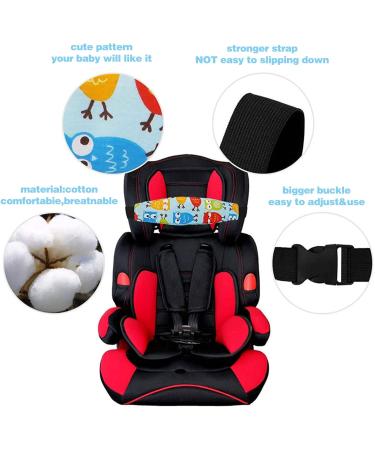 Baby Kids Safety Head Support Hugger - Blue Neck Protection Belt for Car Seat - Buy Online on SooperMarket.com