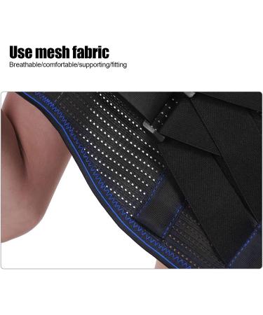 Adjustable Lumbar Support Belt - Breathable Waist Support with Steel Plate for Herniated Disc & Exercise - Ideal for Back Pain Relief - Buy Online on SooperMarket.com