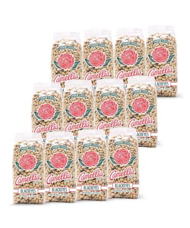 Camellia Brand Dried Black Eye Peas, 1 Pound (Pack of 12)