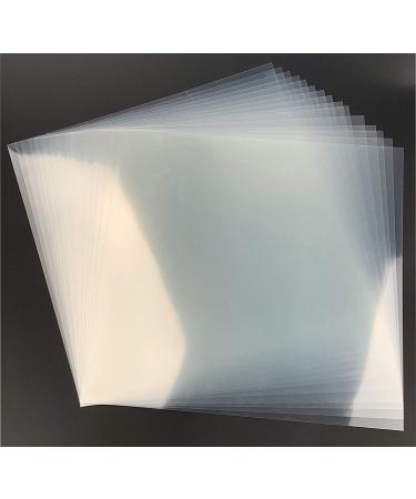 10 Pack 4 Mil CLEAR Mylar Stencil Sheets 12x12 - Reusable Blank Stencils for Cricut Vinyl Cutting Machine - 10 Pack Clear 4mil 12x12 Sheets - Buy Online on SooperMarket.com