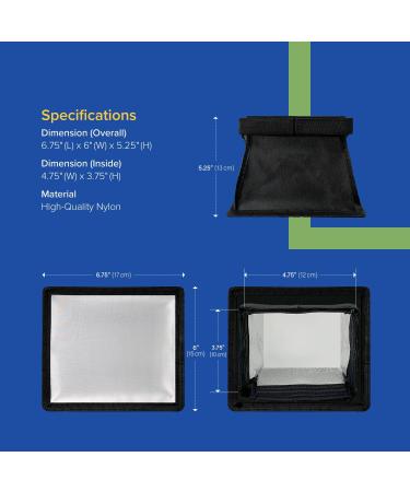 Julius Studio 6x6.7 Collapsible Light Diffuser Mini Softbox for Camera Photo Video LED Light Panel - Buy Online on SooperMarket.com