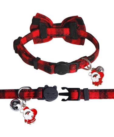 STMK Holiday Cat Bandana Collar with Bell - Festive Christmas, Thanksgiving, Halloween Design for Cats and Kittens - Buy Online on SooperMarket.com