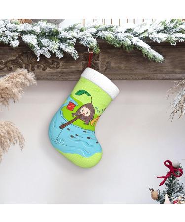 YYHHAOFA Sunflower Seeds Fishing Christmas Decorative Stockings : Soft Light and Tactile Suitable for Christmas Halloween - Buy Online on SooperMarket.com
