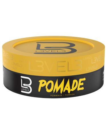 L3 Level 3 Pomade - Improves Hair Strength and Volume Long-Lasting Hold Infused with Keratin Small Pomade