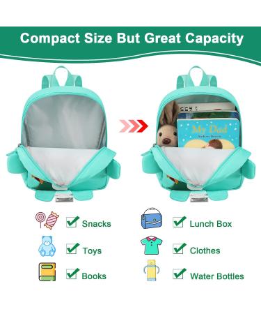 Accmor Toddler Dinosaur Backpack with Leash | 4 in 1 Kid Harness | Anti Lost Wrist Link | Walking Safety for Boys and Girls | Green - Buy Online on SooperMarket.com