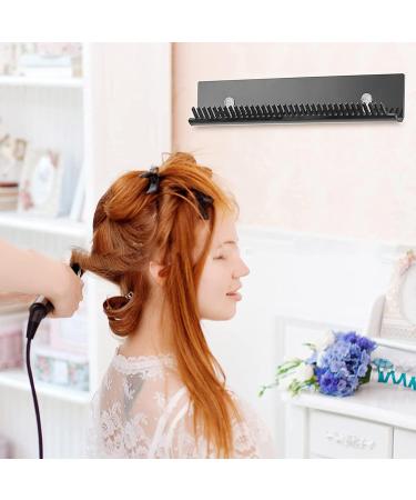 JUOPZKENN Hair Extension Holder And Hanger Hair Bun Extension Hanger Acrylic Lightweight Hair Extension Display Holder for Home Shops(Black) - Buy Online on SooperMarket.com