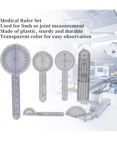 Medical Measurement Lineal - 6-Part Joint Measuring Tool for Orthopedic Finger Limb and Spine Assessments | Body-Goniometer Set - Buy Online on SooperMarket.com