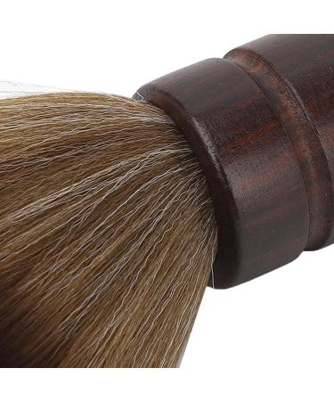 Hair Cutting Neck Dust Brush with Nylon Hair Wooden Handle for Home Salon Barber Dust Cleaning Brush for Face Neck Hair - Buy Online on SooperMarket.com