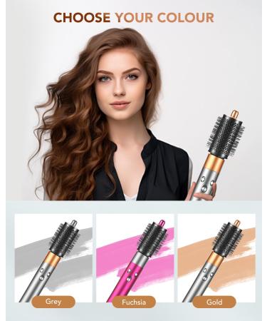 Upgrade Large Round Volumizing Brush for Dyson Airwrap HS01/HS05 | Smooth & Curly Styling Attachment - Buy Online on SooperMarket.com