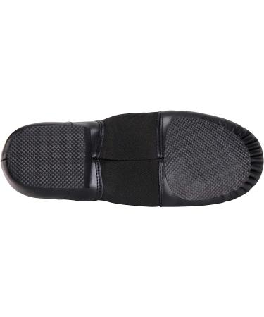 Linodes Jazz Dance Shoes - Tent Leather Slip-on for Women and Men - Black, Size 8 Women/7.5 Men - Buy Online on SooperMarket.com